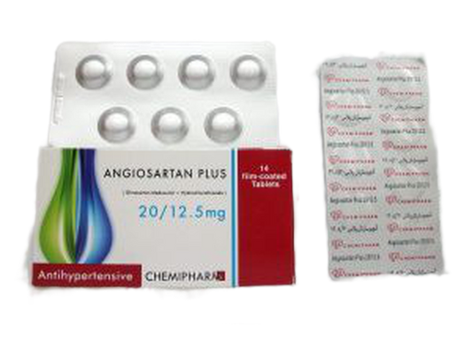 Angiosartan Plus 20/12.5 Mg 28Tab