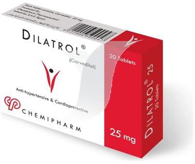 DILATROL 25 MG 30 TAB