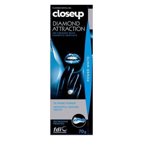 Close Up Diamond Attraction Power White 75Ml