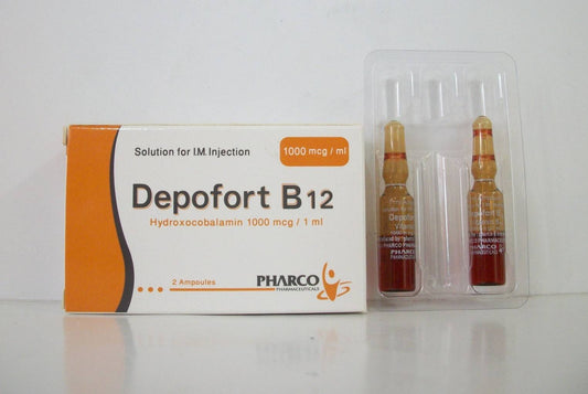 Depofort - B12 1 Mg I.M 2 Amp 1 Ml