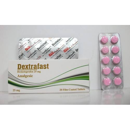 DEXTRAFAST 25 MG 20 TAB