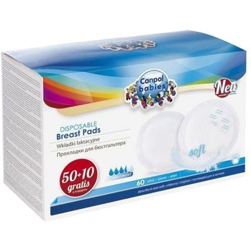 CANPOL BABIES BREAST PADS(1/652)50+10PCSوسائد ثدي
