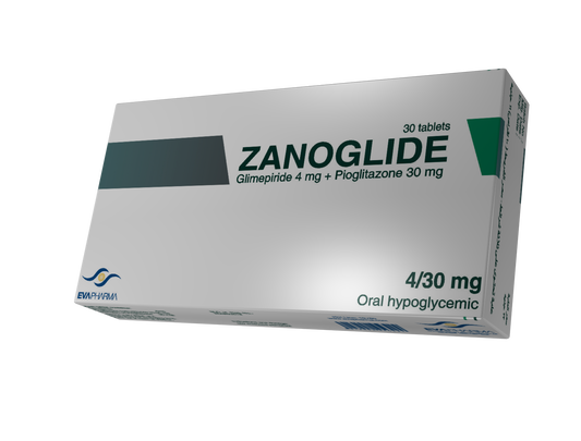 زانوجلايد 30/4 ملغ 30 قرص