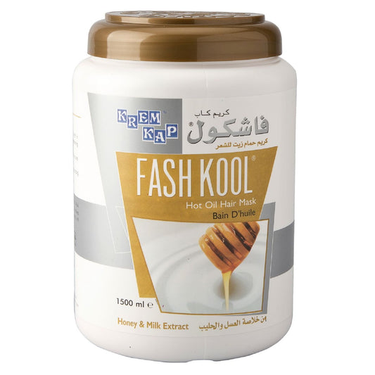 FASH KOOL HOT OIL HAIR MASK HONEY&MILK EXT 1500ML