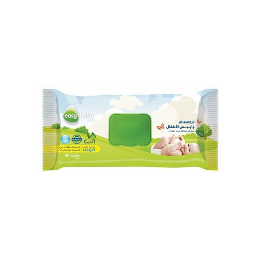 EASY CARE BABY ZINC OXIDE 80 WIPES كاب