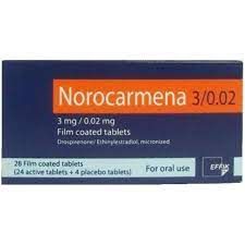 نوروكارمينا 0.02/3مجم 28 قرصًا فمويًا.