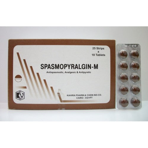 SPASMOPYRALGIN - M - 25 STRIP X 10 TAB