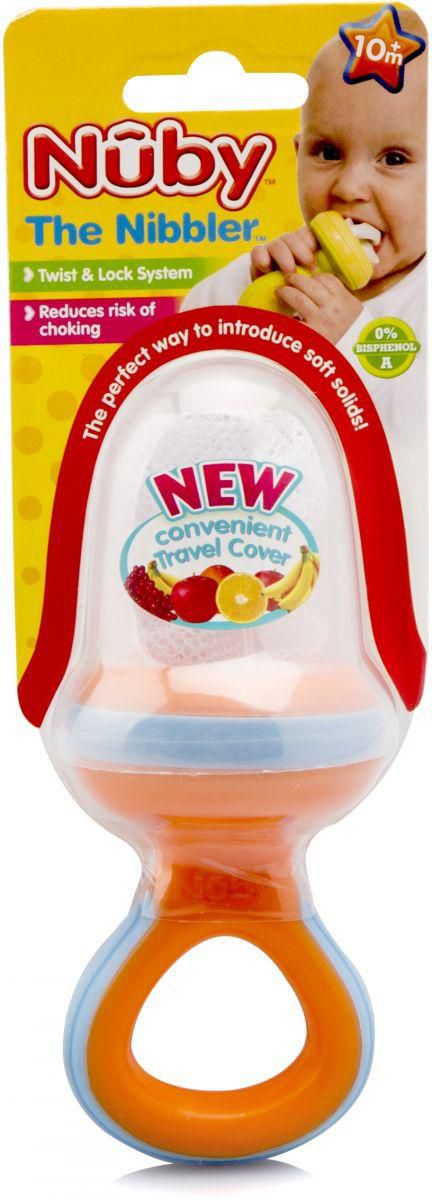 NUBY THE NIBBLER +4M كود5397 تيتينة شبك للفواكة