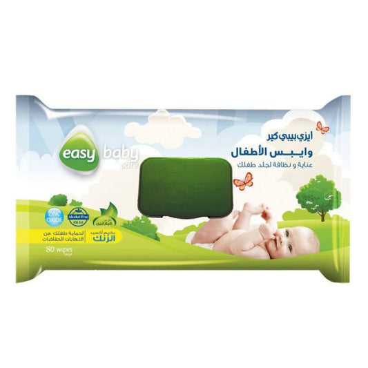 EASY CARE BABY OXIDE ZINC (SENSITIV) 80 WIPكاب