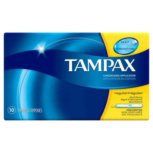 TAMPAX REGULAR 10 TAMPONS