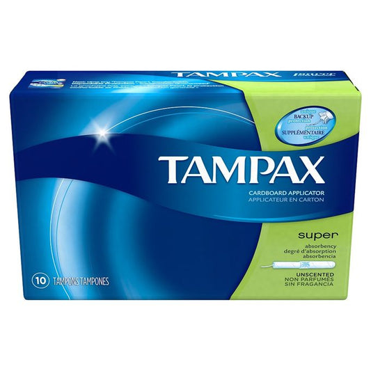 TAMPAX SUPER 10 TAMPONS