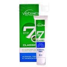 VEBIX CREAM فيبكس مزيل للرائحة العرقية 25 مللى اخضر
