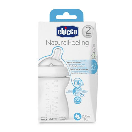 CHICCO NATURAL FEELING 2M+ 250 ML CODE 85019