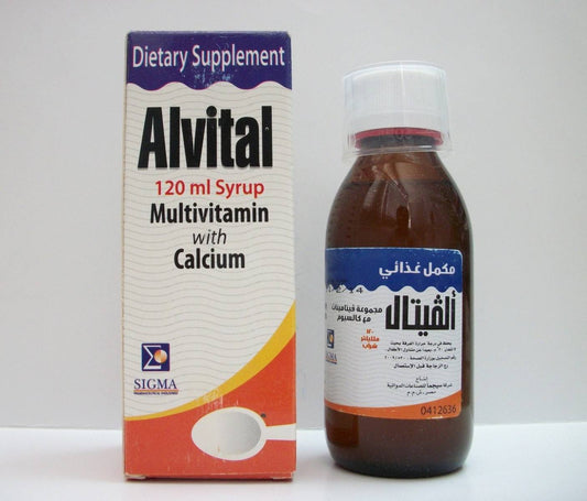 ALVITAL calcium 120ML SYRUP