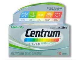 CENTRUM SILVER WITH LUTEIN +50 100TAB..