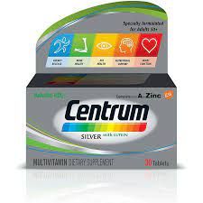 CENTRUM SILVER WITH LUTEIN +50 30TAB