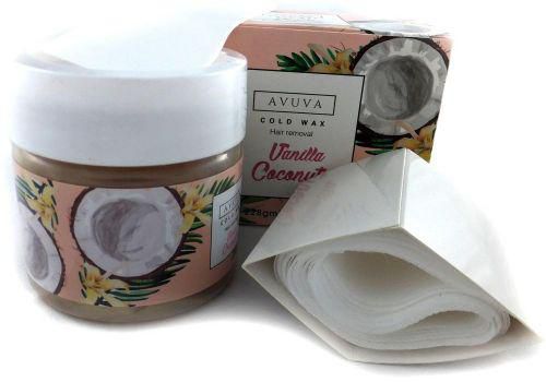 AVUVA COLD WAX HAIR REMOVAL (VANILLA COCONU) 228GM