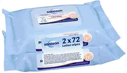 مناديل سانوسان للأطفال - عرض 2 × 72 منديل لوشن