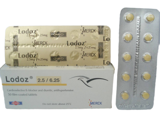 LODOZ 2.5/6.25 MG 30 F.C. TAB