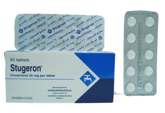 ستوجيرون 25 مجم 30 قرص