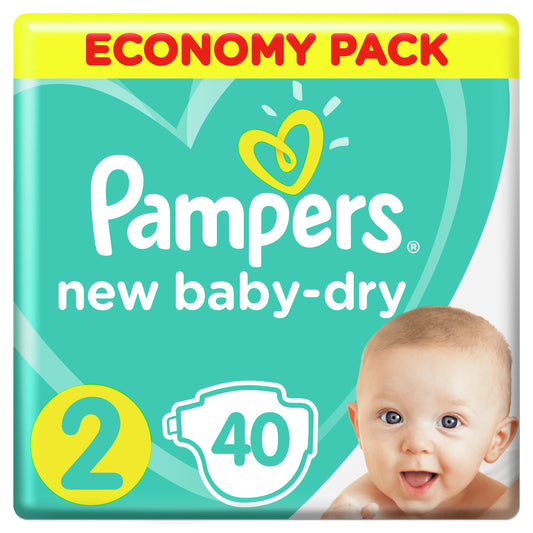PAMPERS (2) MINI (3-6KG) 40PCS مينى