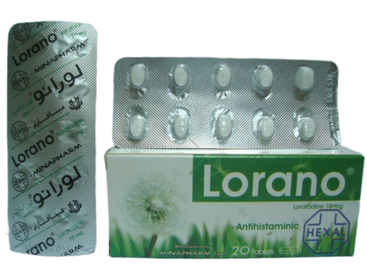 LORANO 10 MG 20 TAB