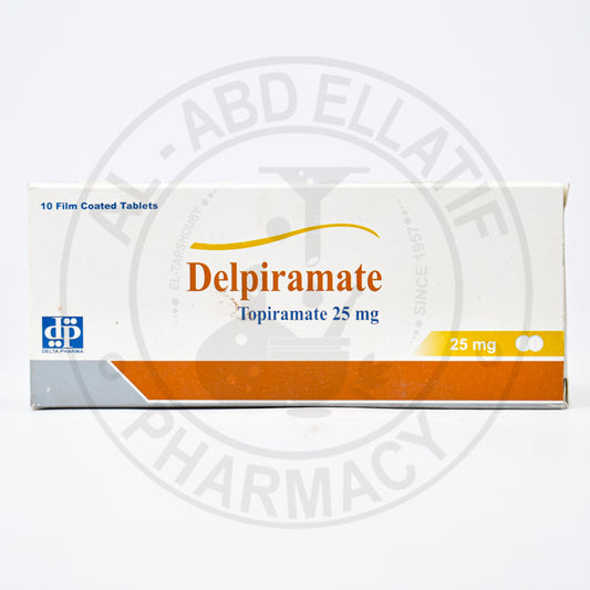 DELPIRAMATE 25 MG 10 TAB