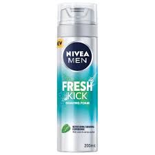 NIVEA SHAVING FOAM FRESH KICK MINT F/MEN 200ML
