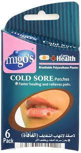 MIGOS S COLD SORE PATCHES 6PC 9747