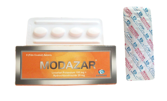 MODAZAR 25/100MG 8 F.C. TAB