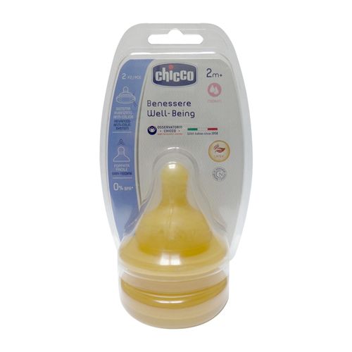CHICCO BENESSERE WELL-BEING NIPPLE (2M+) 58112