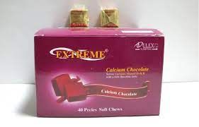 Extreme 40 Capكالسيوم بطعم الشيكولاته