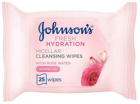 JJ FRESH HYDRATION MICELLAR ROSE WATER 25WIPE