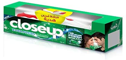 Close Up Menthol Fresh 100Ml + فرشة هدية