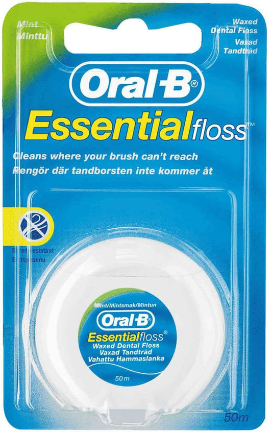 ORAL- B. DENTAL ESSENTIAL FLOSS 50MWAXED