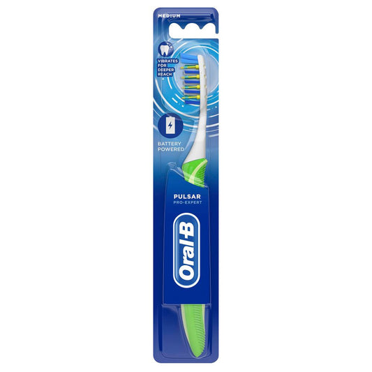 ORAL- B. PULSAR PRO EXPERT MEDIUM تنظيف اعمق