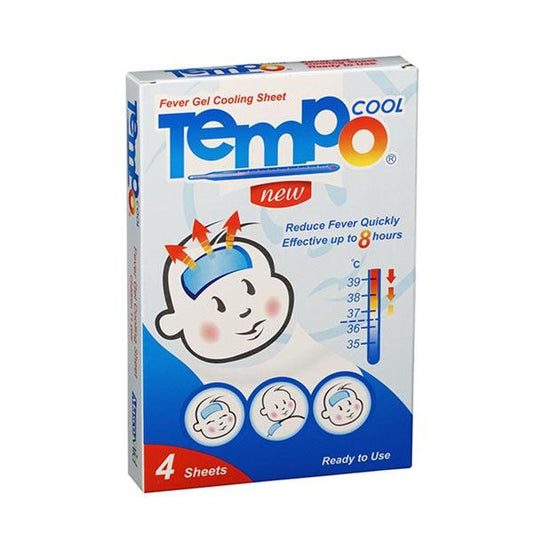 Tempo Cool كمادات جيل خافضة للحرارة