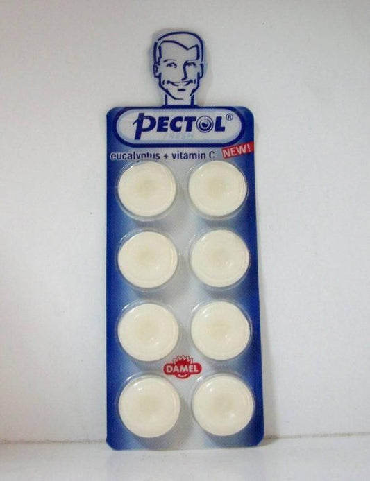 Pectol Eucalyptus 8 Lozeng Tab ازرق