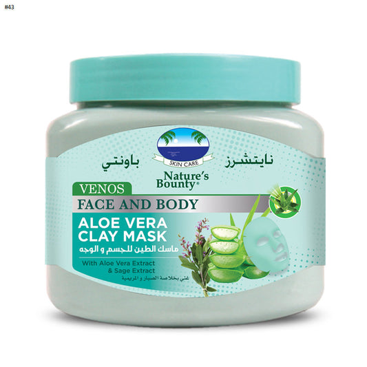 Natures Bounty Venos Clay Mask (Aloe Vera) 300Ml