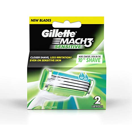 GTT. MACH3 SENSITIVE 2PC. امواس بشره حساسه