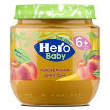 HERO-(PEACH BANANA)130 G خوخ و موز