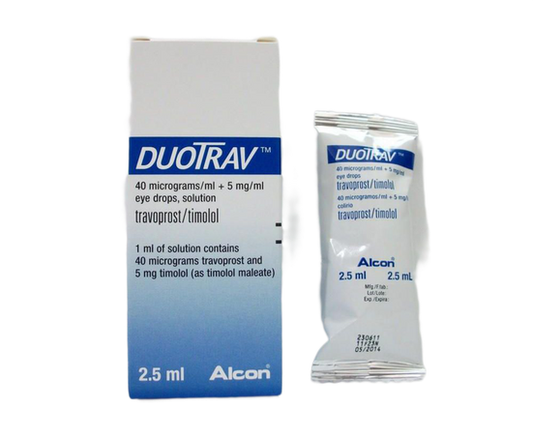 DUOTRAV OPTHALMIC SOLUTION 2.5ML