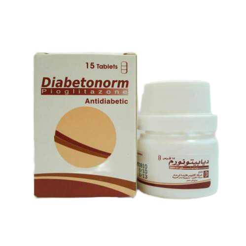 DIABETONORM 45 MG 15 TAB