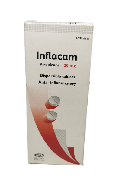 Inflacam 20 Mg Dispersable 10Tab