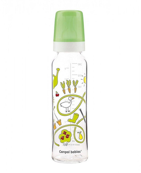 CANPOL BABIES GLASS BOTTLE 240ML 42/301 ببرونة