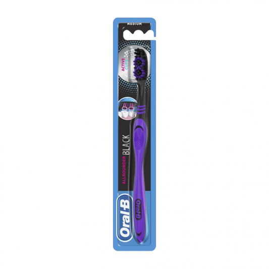 ORAL-B ALL ROUNDER BLACK MEDIUM