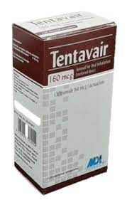 TENTAVAIR 160MC INHALER 120DOSES