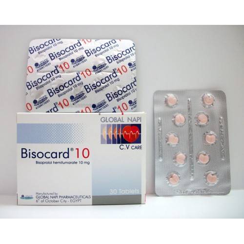 BISOCARD 10 MG 30 TAB