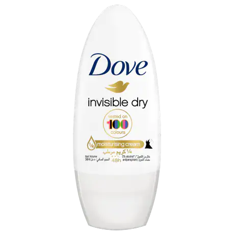 مزيل العرق دوف رول أون غير مرئي وجاف 50 مل خصم 25