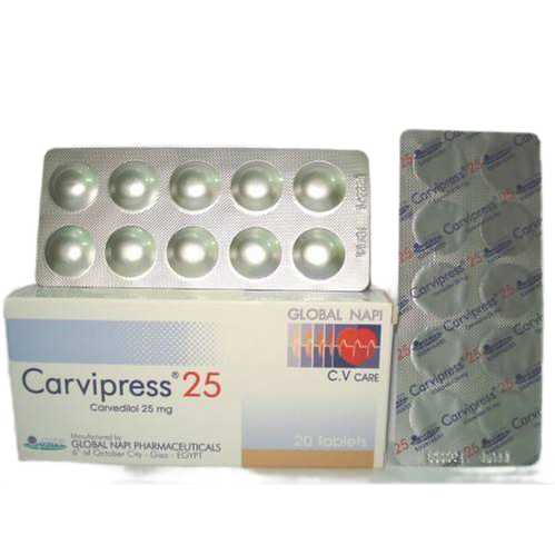 CARVIPRESS 25 MG 20TAB
